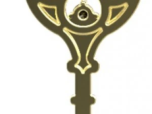 key pendant 125 3D Print Model