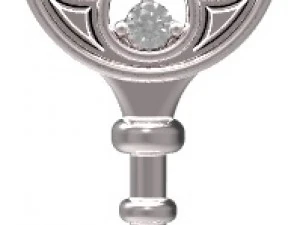 key pendant 125 3D Print Model