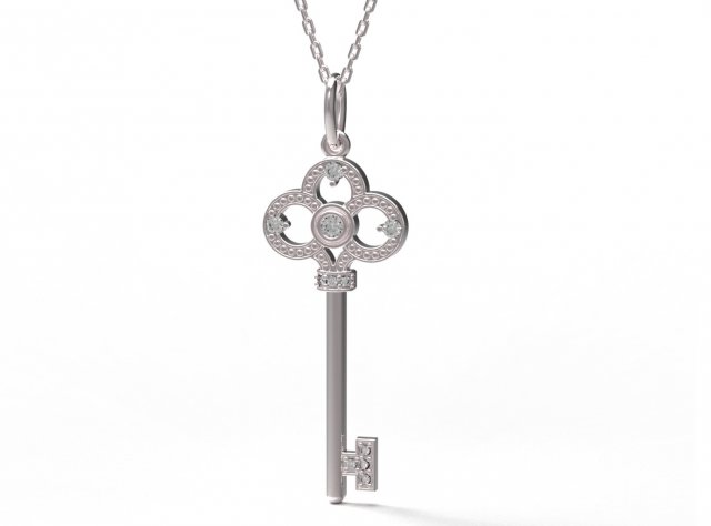 key pendant 126 Model do druku 3D .c4d .max .obj .3ds .fbx .stl .blend 