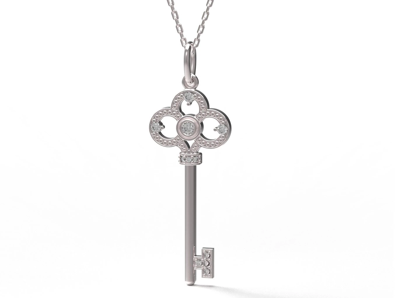 key pendant 126 3D Print Model .c4d .max .obj .3ds .fbx .stl .blend 