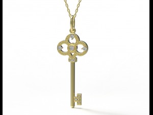 key pendant 126 Model do druku 3D