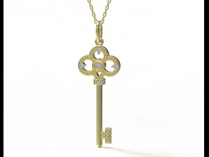 key pendant 126 3D Print Model