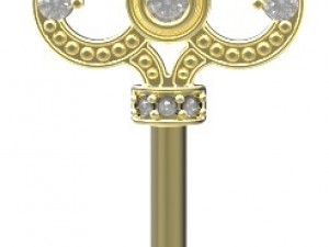 key pendant 126 Model do druku 3D
