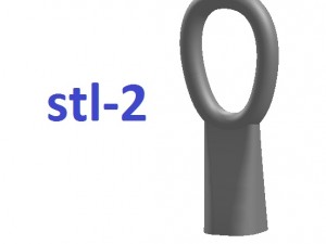 key pendant 126 Model do druku 3D