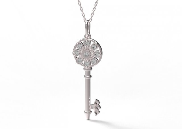 key pendant 127 3D-Druckmodell .c4d .max .obj .3ds .fbx .stl .blend 