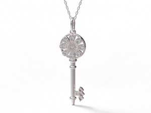 key pendant 127 Model do druku 3D