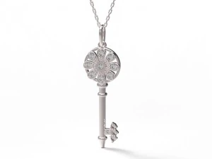 キーペンダント 127 3Dプリントモデル