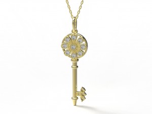 key pendant 127 3D-Druckmodell