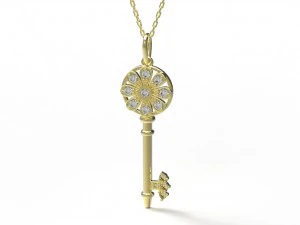 key pendant 127 3D Print Model