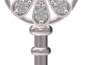 key pendant 127 3D-Druckmodell
