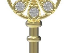 key pendant 127 3D-Druckmodell
