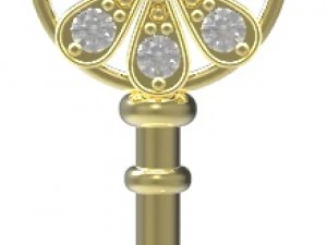 key pendant 127 3D Print Model