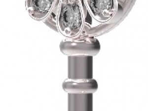 key pendant 127 3D-Druckmodell