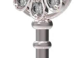 key pendant 127 3D Print Model