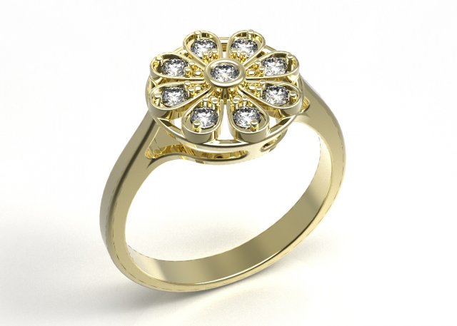 ring 128 Model Cetak 3D .c4d .max .obj .3ds .fbx .stl .blend 