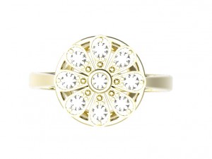 ring 128 Model Cetak 3D