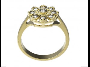 ring 128 Model Cetak 3D
