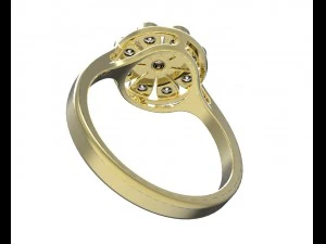 ring 128 3D Print Model