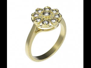 ring 128 3D Print Model