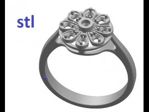 ring 128 3D Print Model