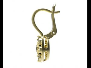 earrings 128 3D Print Model