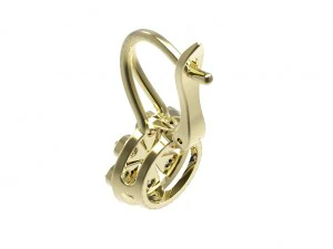 earrings 128 3D Print Model