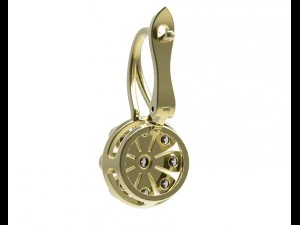 earrings 128 3D Print Model