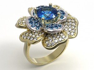 ring 129 Model Cetak 3D