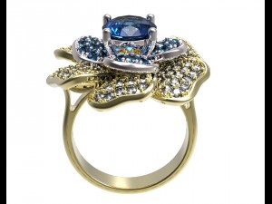 ring 129 Model Cetak 3D