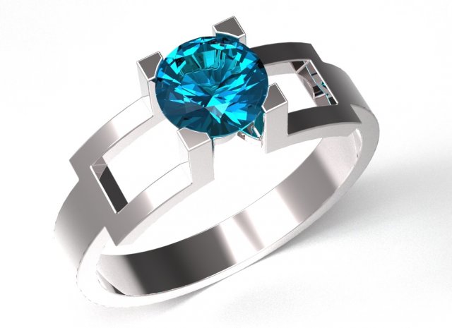 ring 130 3Dプリントモデル .c4d .max .obj .3ds .fbx .stl .blend 