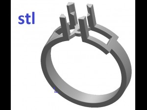 ring 130 3Dプリントモデル
