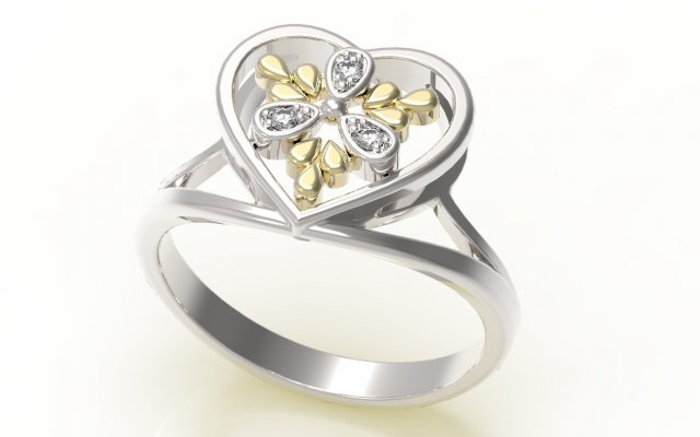 ring 131 3D Принт Модель .c4d .max .obj .3ds .fbx .stl .blend 