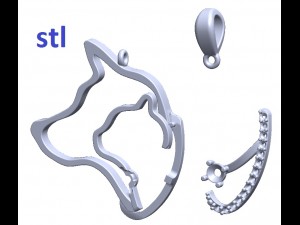 pendant 132 3D-Druckmodell