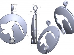 pendant 137 Model Cetak 3D