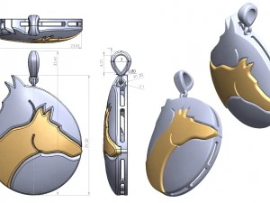 pendant 138 3D Print Model