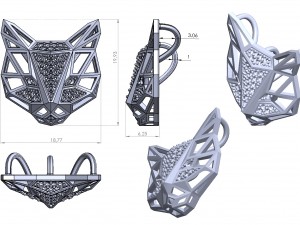 pendant 140 3D Print Model