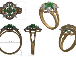 ring 141 3D-Druckmodell