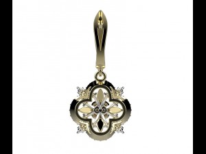 earrings 141 Modello di stampa 3D