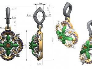 pendant 141 3D Print Model