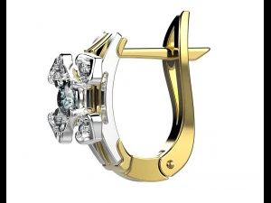 pendientes 141 Modelo de impresión 3D