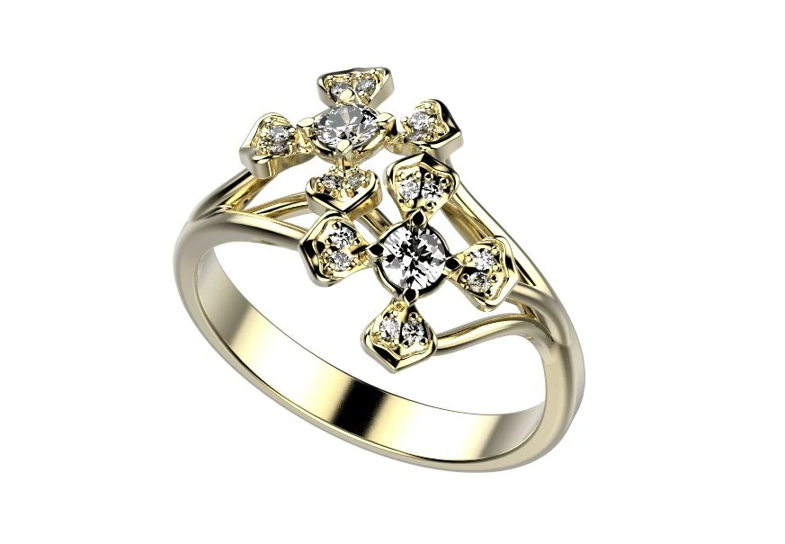 ring 144 3D Print Model .c4d .max .obj .3ds .fbx .stl .blend 
