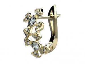 earrings 144 3D Print Model