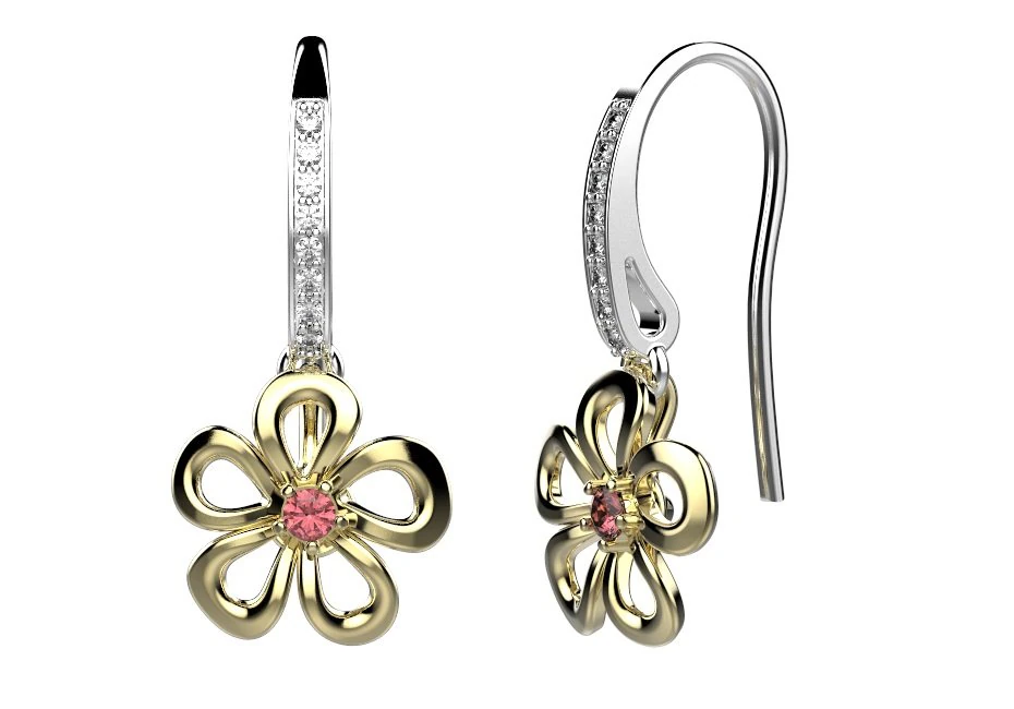 earrings 146 3D Print Model .c4d .max .obj .3ds .fbx .stl .blend 