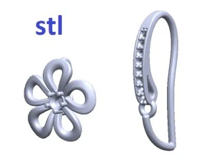 earrings 146 3D Print Model