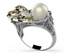 anel 147 Modelo de Impressão 3D