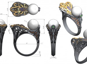 ring 147 3D Принт Модель