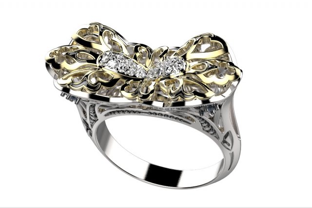 ring 148 Modello di stampa 3D .c4d .max .obj .3ds .fbx .stl .blend 