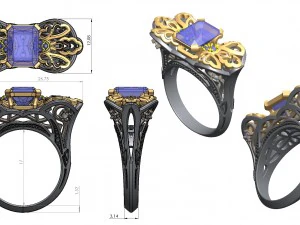 ring 149 3D Print Model