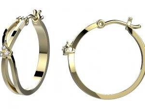 kolczyki 150 Model do druku 3D