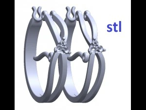 earrings 150 3D Print Model